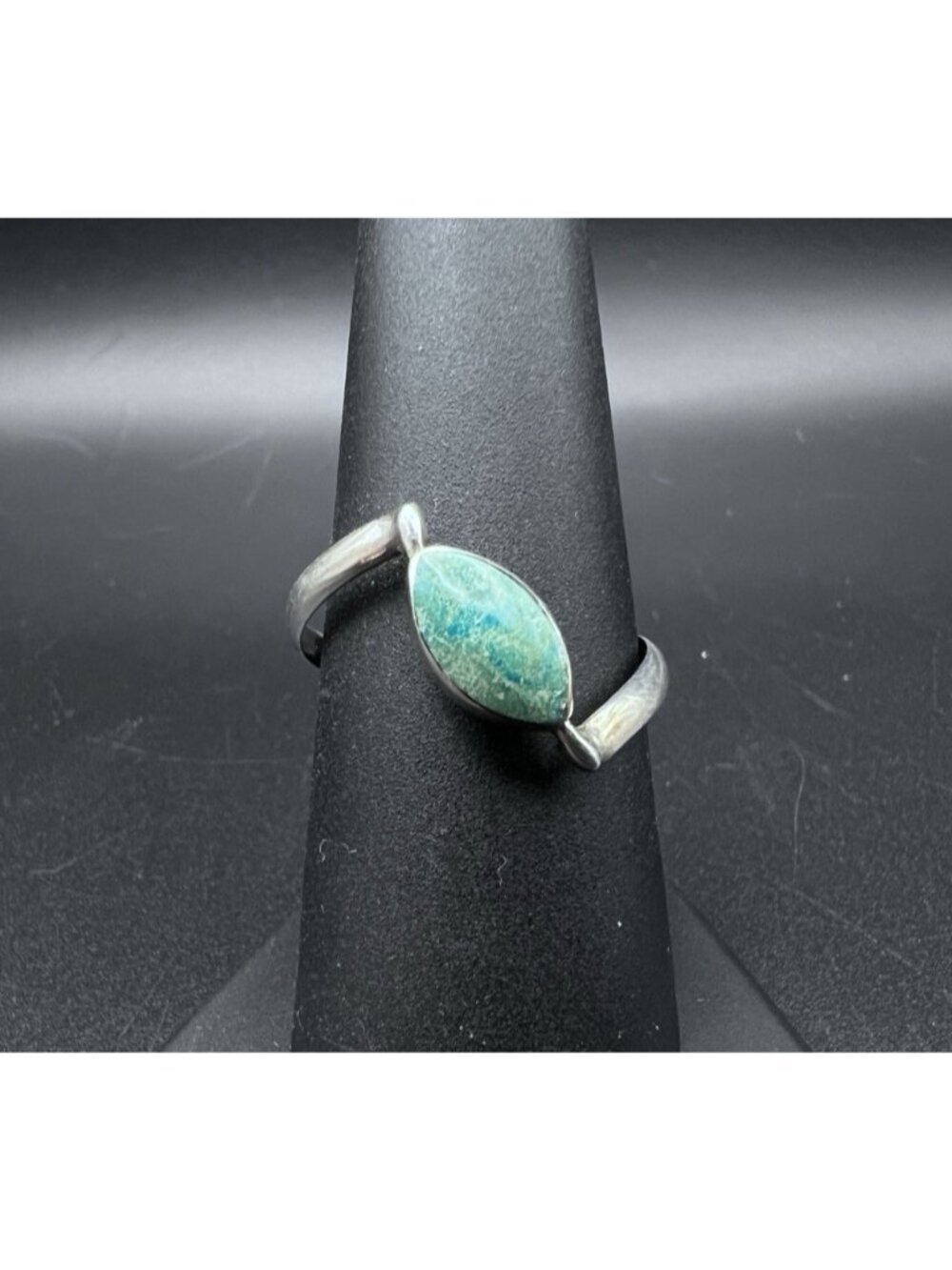 Vintage 950 Silver Flip Ring Size 9.25 Amazonite & Sodalite Blue Green